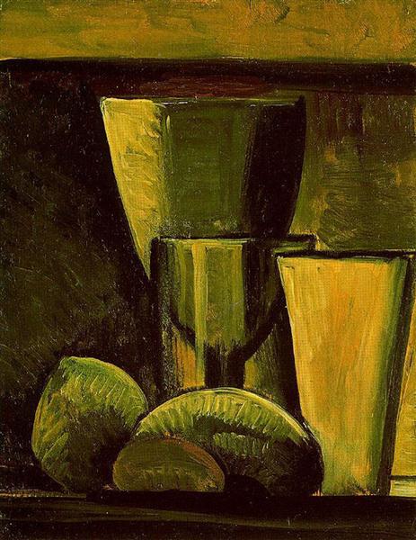 Pablo Picasso Classical Oil Painting Still Life Cubism